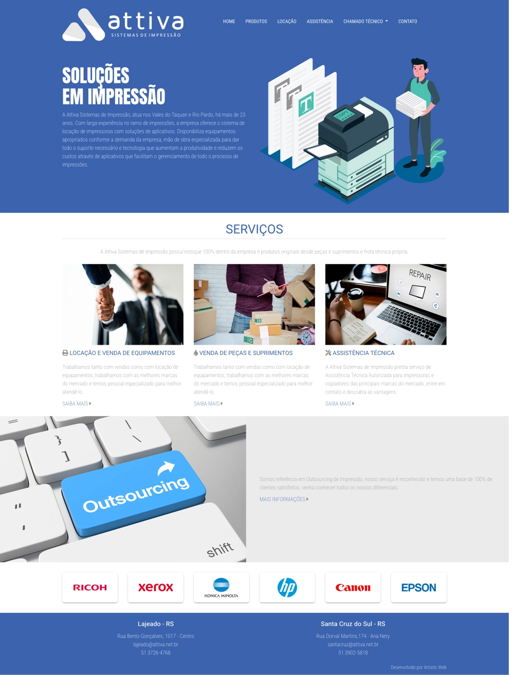 ATTIVA SISTEMAS DE IMPRESSÃO