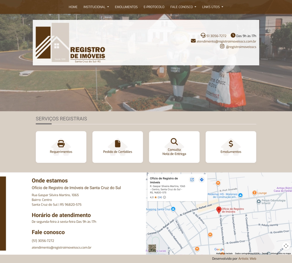 REGISTRO DE IMÓVEIS DE SANTA CRUZ DO SUL